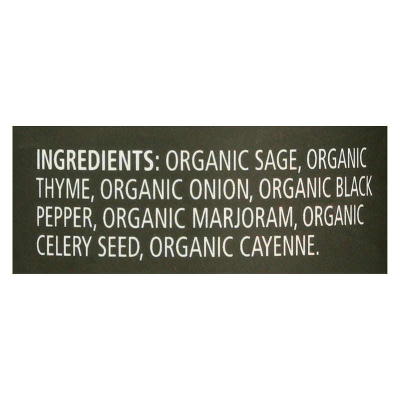 Frontier Herb Poultry Seasoning - Organic - 1.2 Oz - Eco-Friendly Home & Grocery