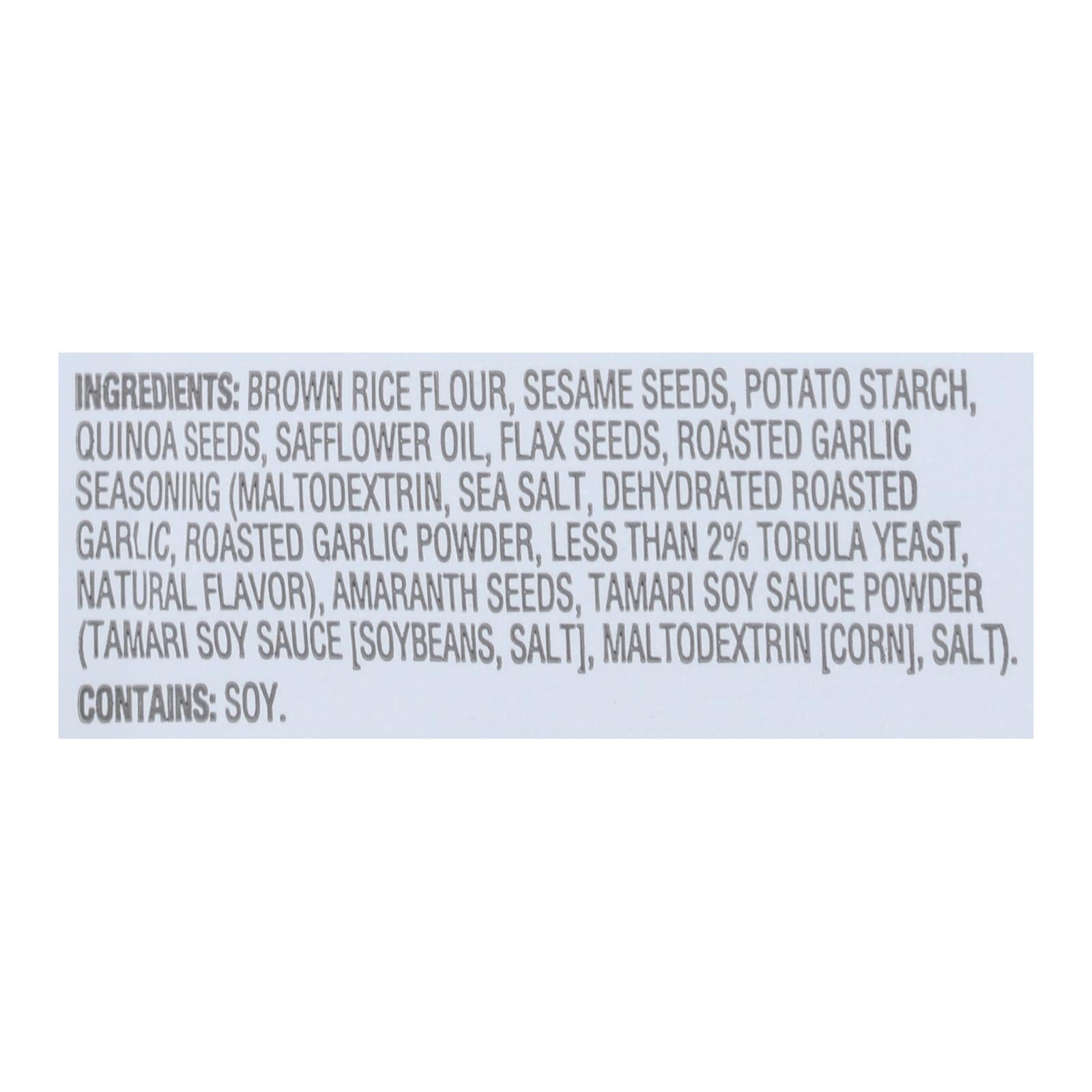 Crunchmaster - Multiseed Crckr Rst Garlc - Case Of 12 - 4 Oz - GreatEagleInc