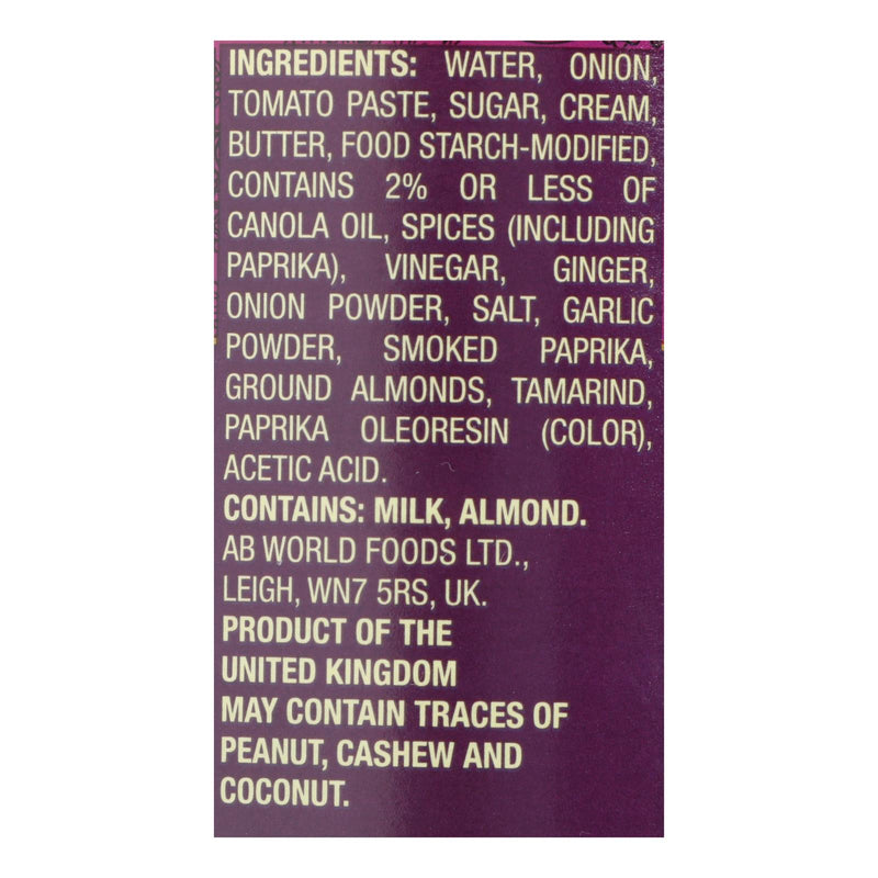 Pataks Simmer Sauce - Butter Chicken Curry - Mild - 15 Oz - Case Of 6 - GreatEagleInc