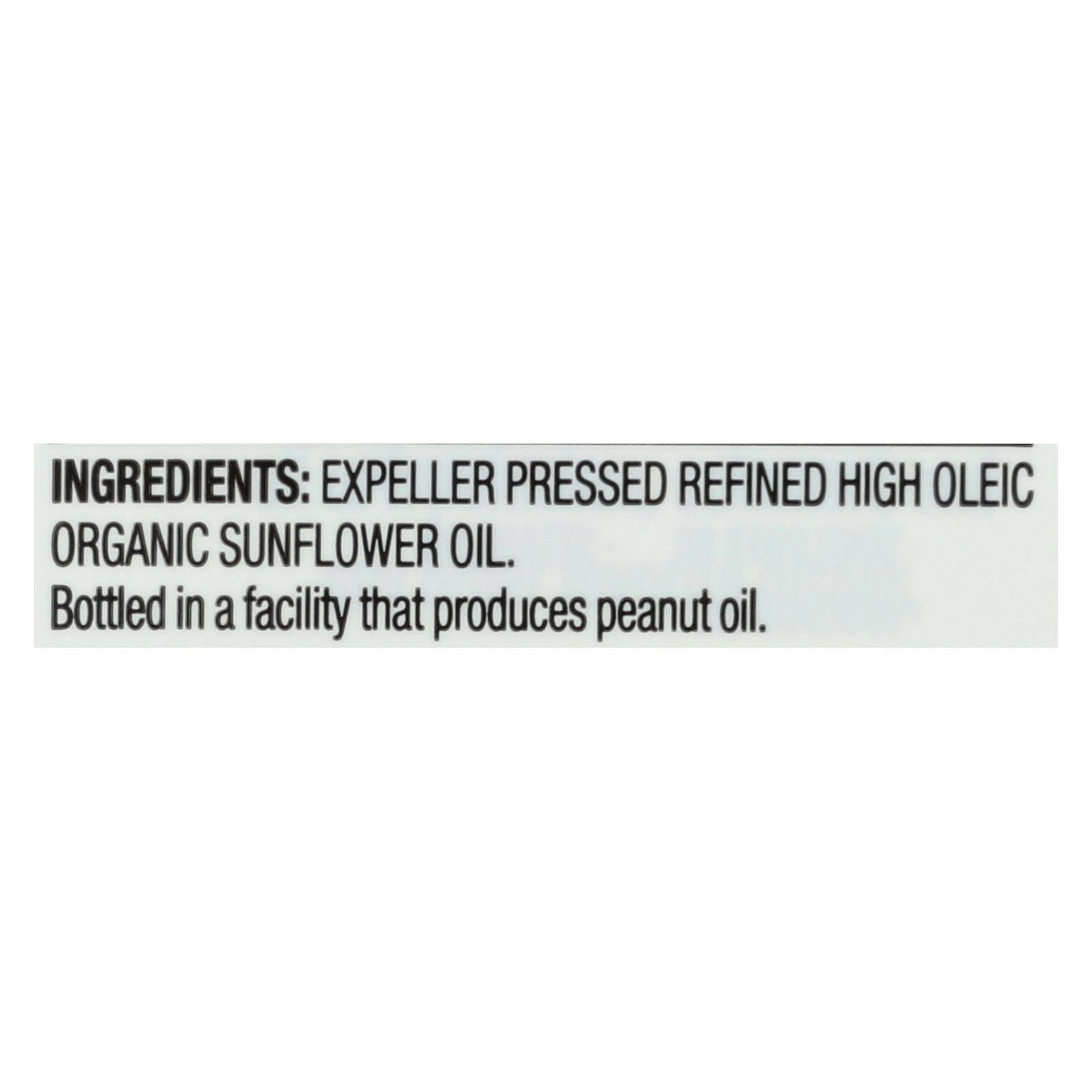 Spectrum Naturals High Heat Refined Organic Sunflower Oil - Case Of 12 - 16 Fl Oz. - GreatEagleInc