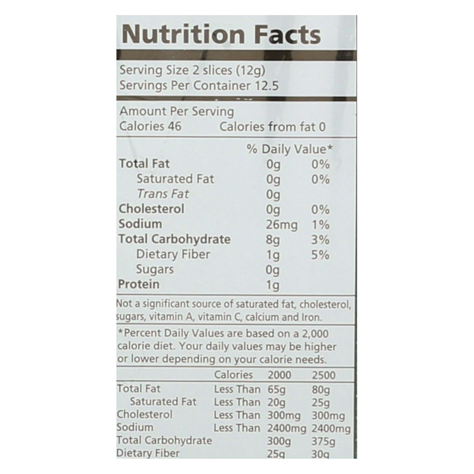 Real Foods Organic Corn Thins - Sesame - Case Of 6 - 5.3 Oz. - Eco-Friendly Home & Grocery