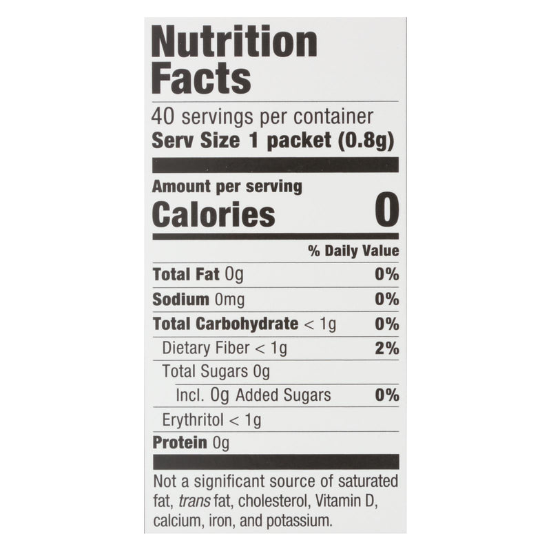 Monk Fruit In The Raw - Swtnr Mnk Fruit N Rw Keto - Case Of 8-40 Pkt - GreatEagleInc