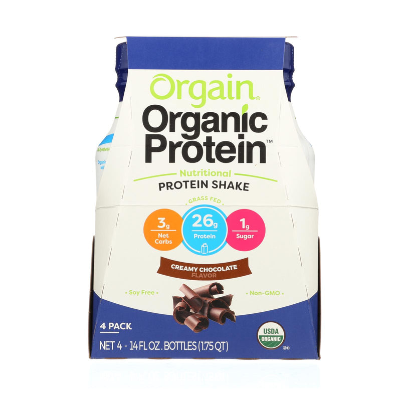 Orgain Creamy Chocolate Nutritional Protein Shake - Case Of 12 - 14 Fz - Home & Garden