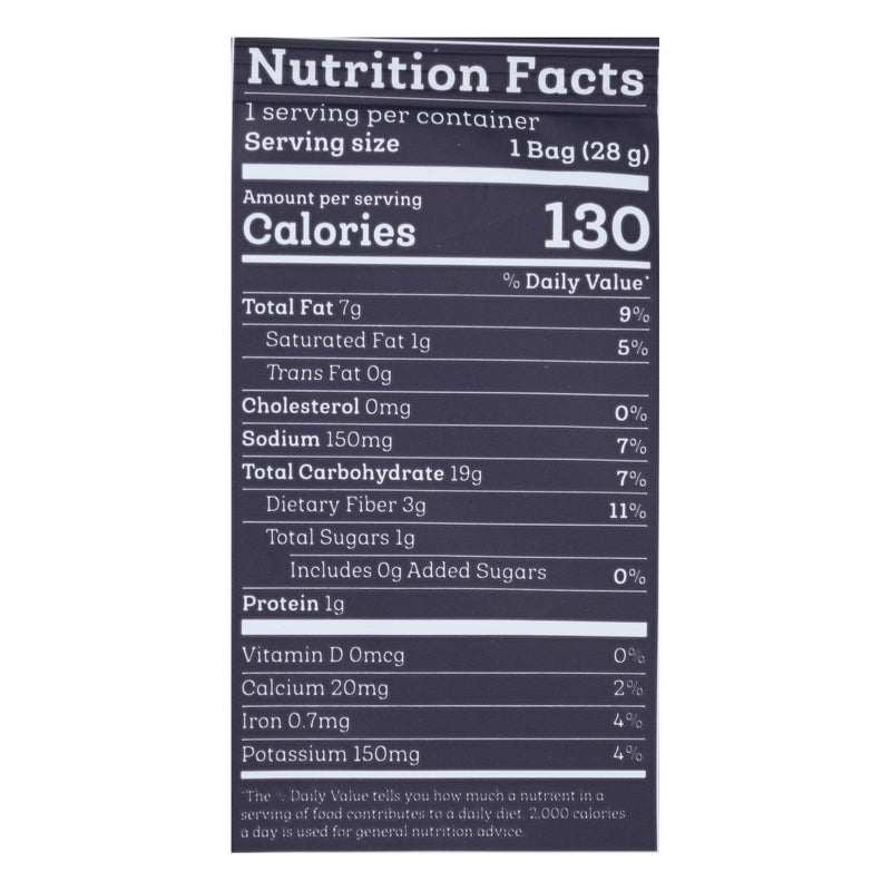 Siete - Tort Chip Sea Salt Green Free - Case Of 24 - 1 Oz - GreatEagleInc