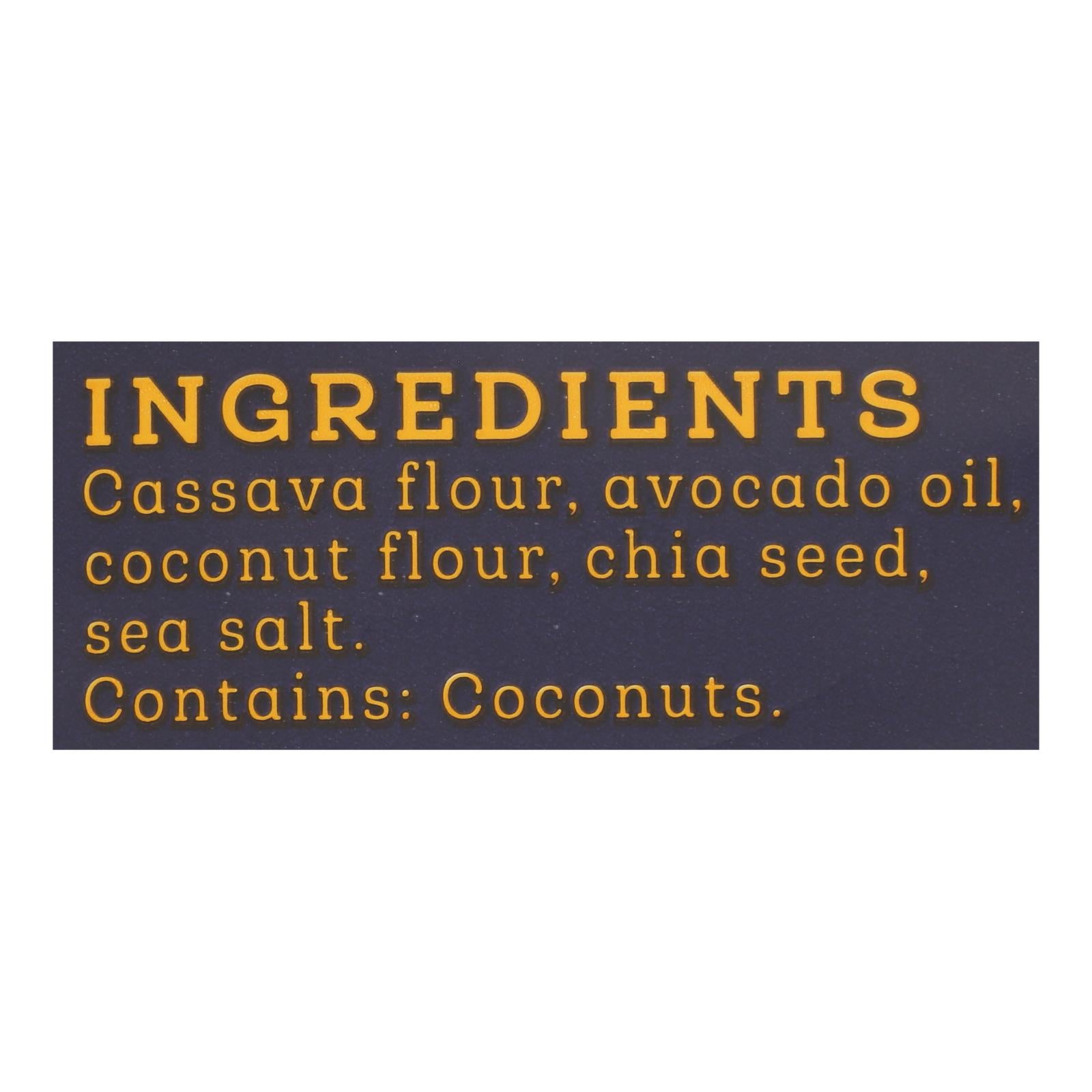 Siete - Tort Chip Sea Salt Green Free - Case Of 24 - 1 Oz - GreatEagleInc