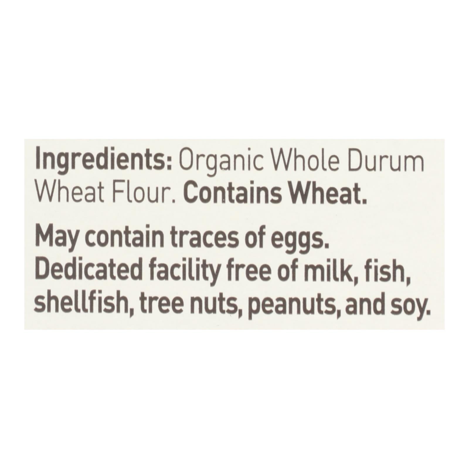 Bionaturae Pasta - Organic - 100 Percent Whole Wheat - Fusilli - 16 Oz - Case Of 12 - GreatEagleInc