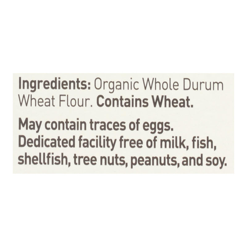 Bionaturae Pasta - Organic - 100 Percent Whole Wheat - Fusilli - 16 Oz - Case Of 12 - GreatEagleInc