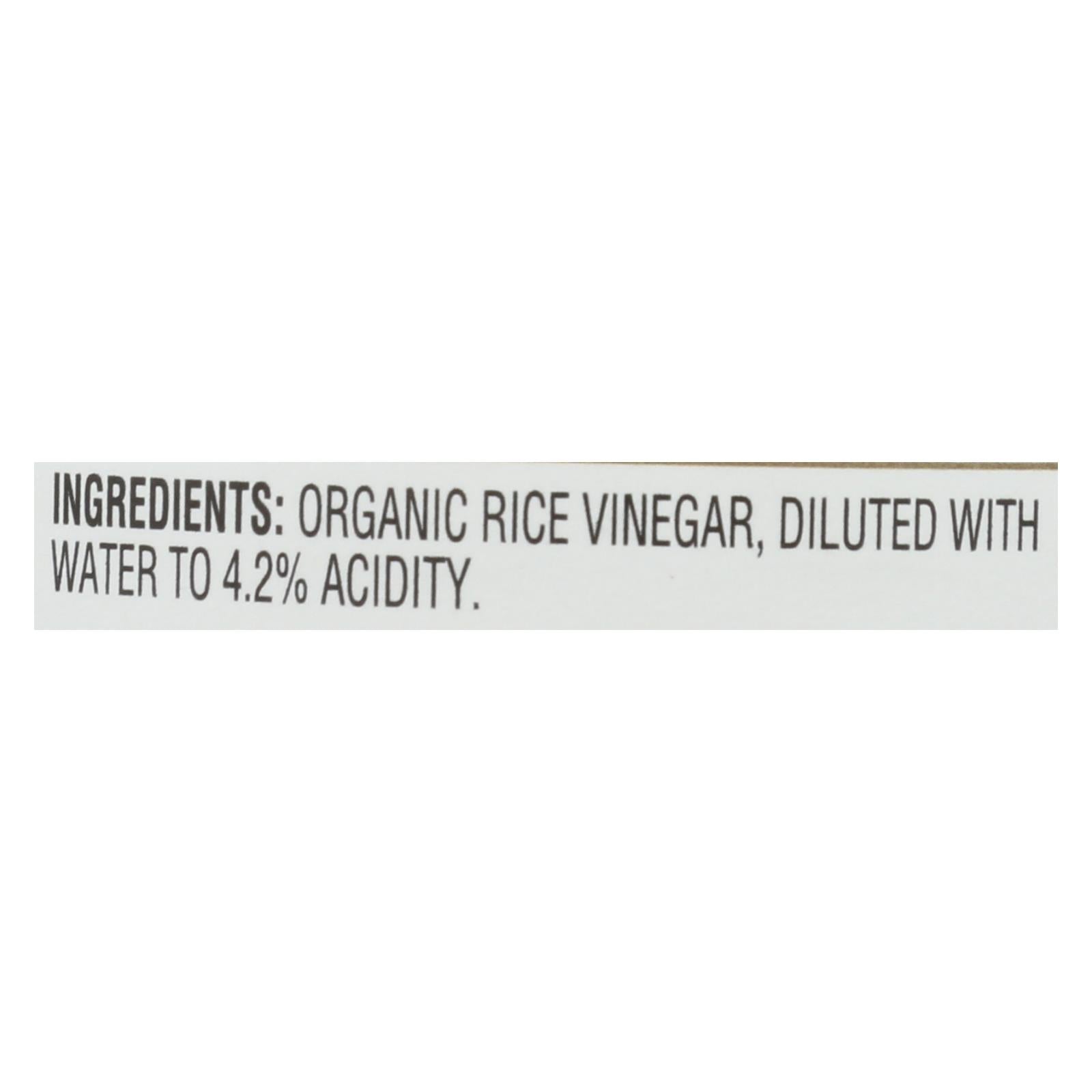 Nakano Vinegar - Organic - Natural Rice - Case Of 6 - 12 Oz - GreatEagleInc