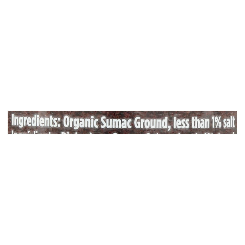 Spicely Organics - Organic Sumac - Case Of 3 - 2 Oz. - GreatEagleInc