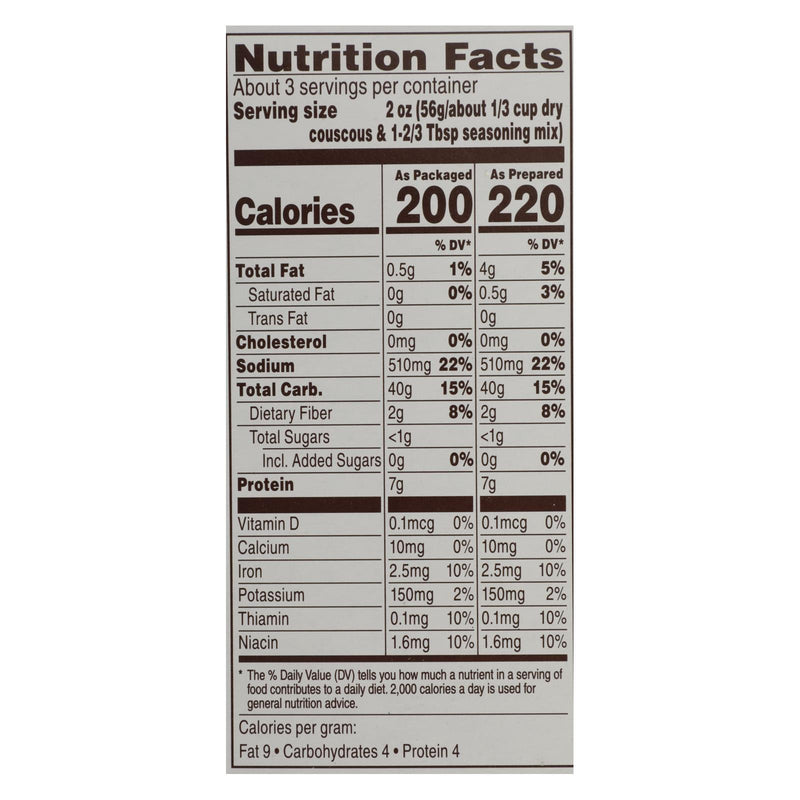 Near East Couscous Mix - Herb Chicken - Case Of 12 - 5.7 Oz. - GreatEagleInc