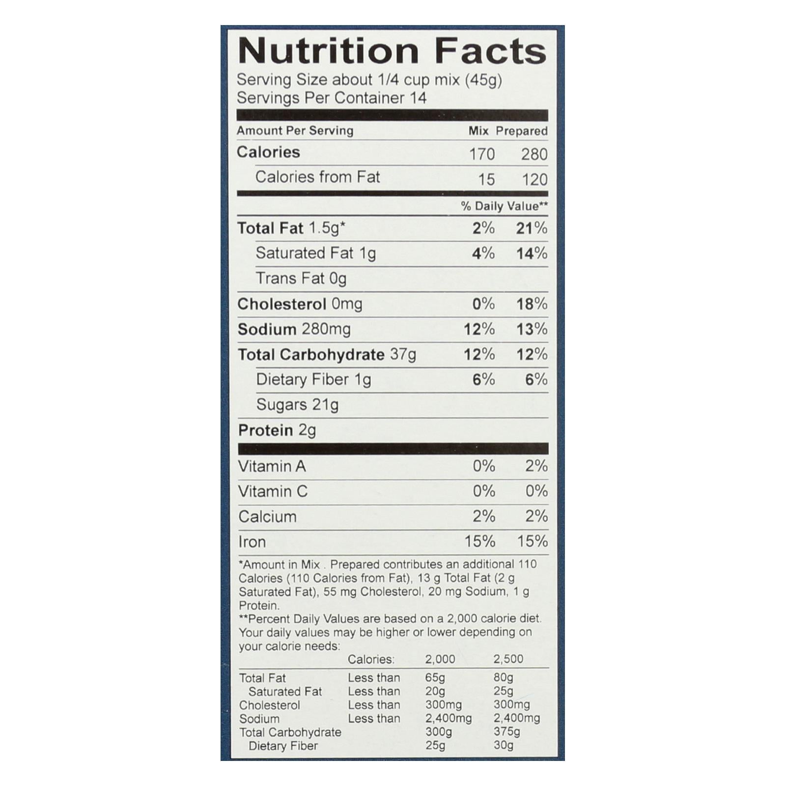 King Arthur Chocolate Cake - Case Of 6 - 22 Oz. - GreatEagleInc