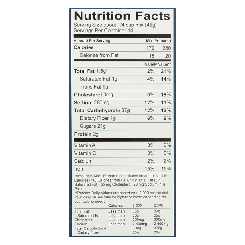 King Arthur Chocolate Cake - Case Of 6 - 22 Oz. - GreatEagleInc