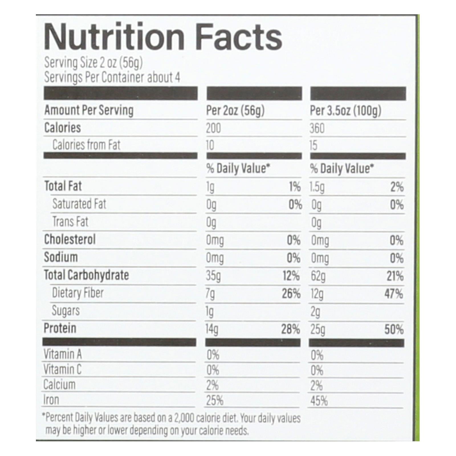 Ancient Harvest Green Lentil & Quinoa Supergrain Pasta - Spaghetti - Case Of 6 - 8 Oz - GreatEagleInc