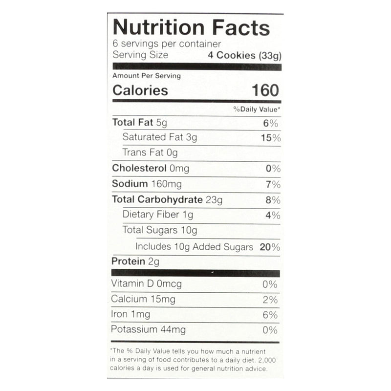 Goodie Girl Cookies - Cookies - Fudge Striped - Case Of 6 - 7 Oz. - GreatEagleInc