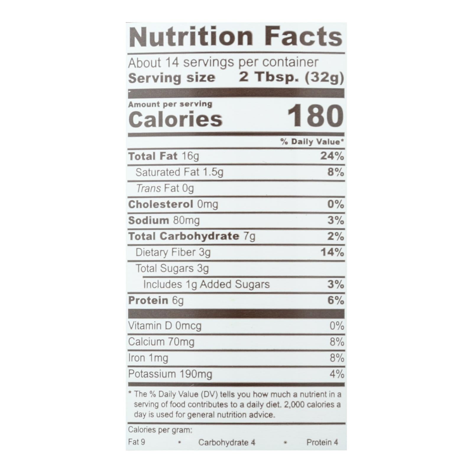 Barney Butter - Almond Butter - Crunchy - Case Of 6 - 16 Oz. - GreatEagleInc