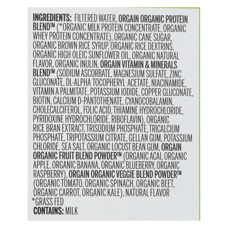 Orgain Organic Nutrition Shake - Vanilla Bean - 11 Fl Oz - Case Of 12 - Eco-Friendly Home & Grocery