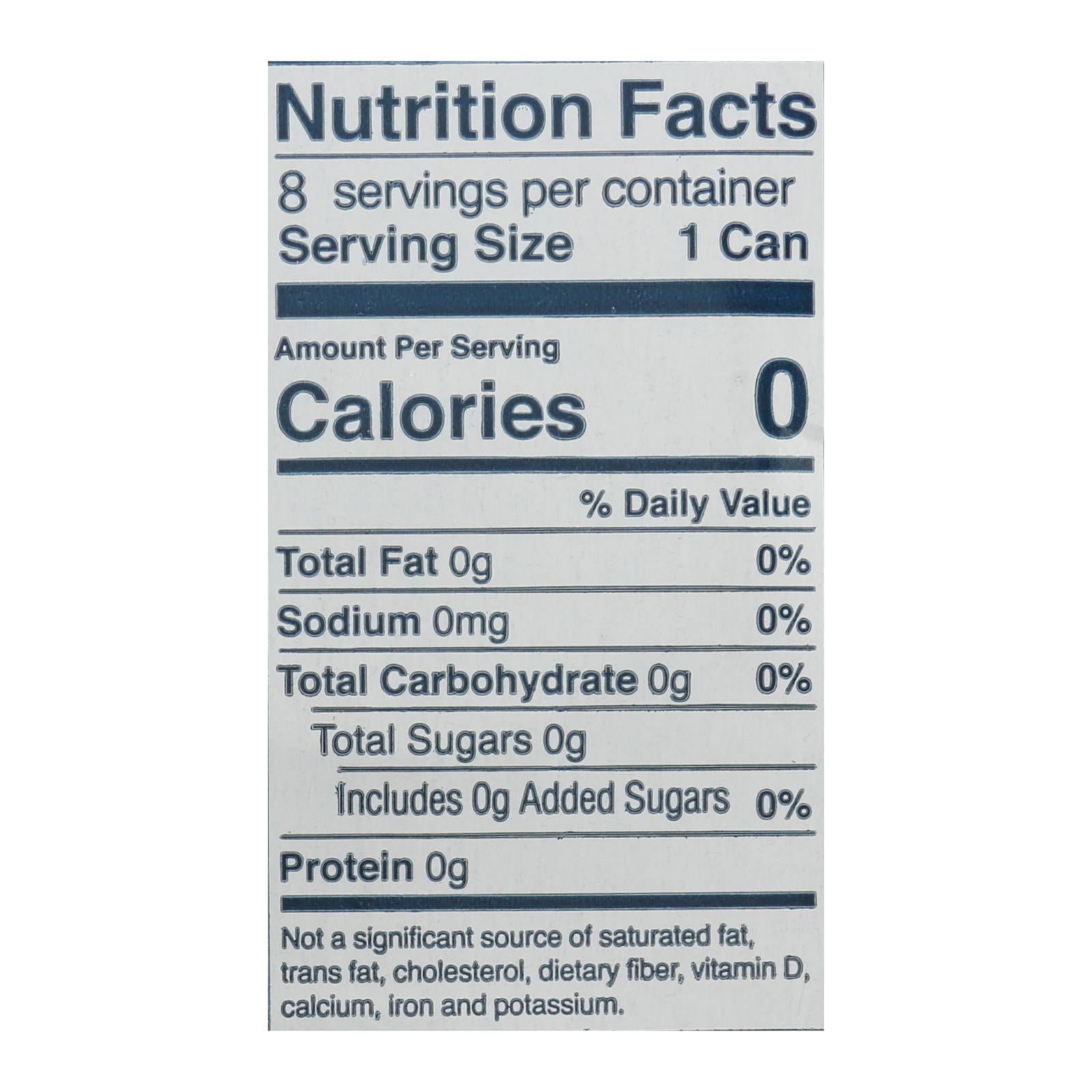 Waterloo - Sparkling Water Grape - Case Of 3 - 8/12 Fz - GreatEagleInc