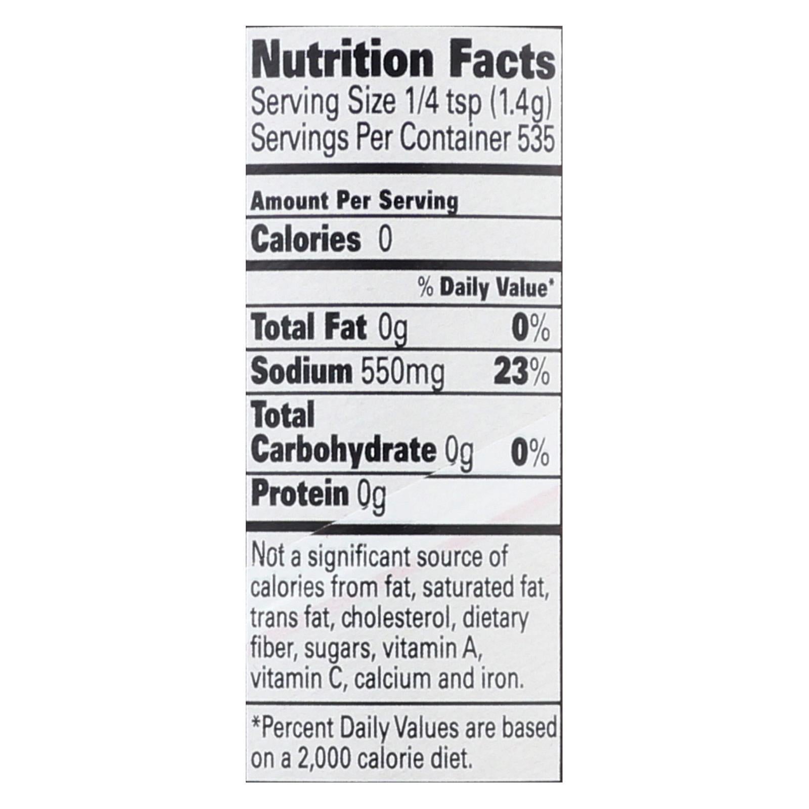 La Baleine Sea Salt Sea Salt - Coarse - 26.5 Oz - Case Of 12 - GreatEagleInc