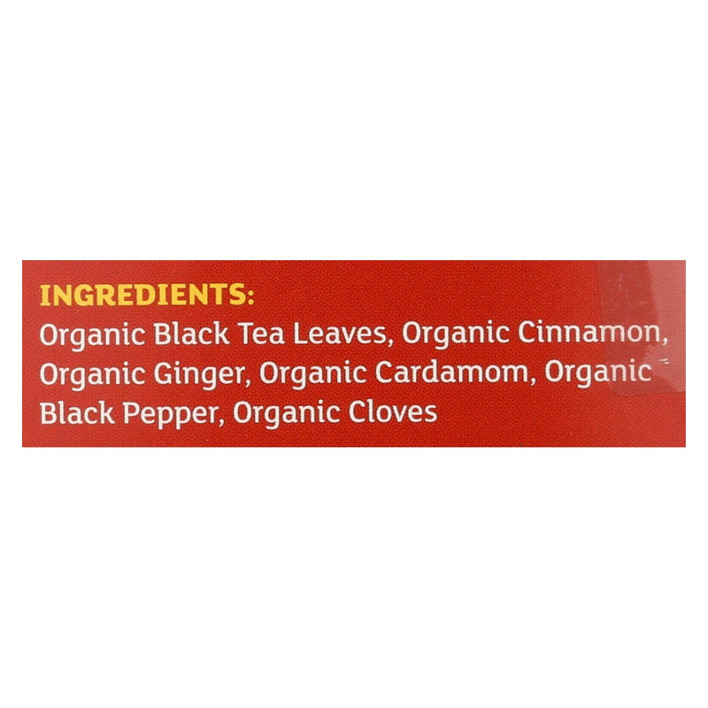 Equal Exchange Organic Chai Tea - Chai Tea - Case Of 6 - 20 Bags - GreatEagleInc