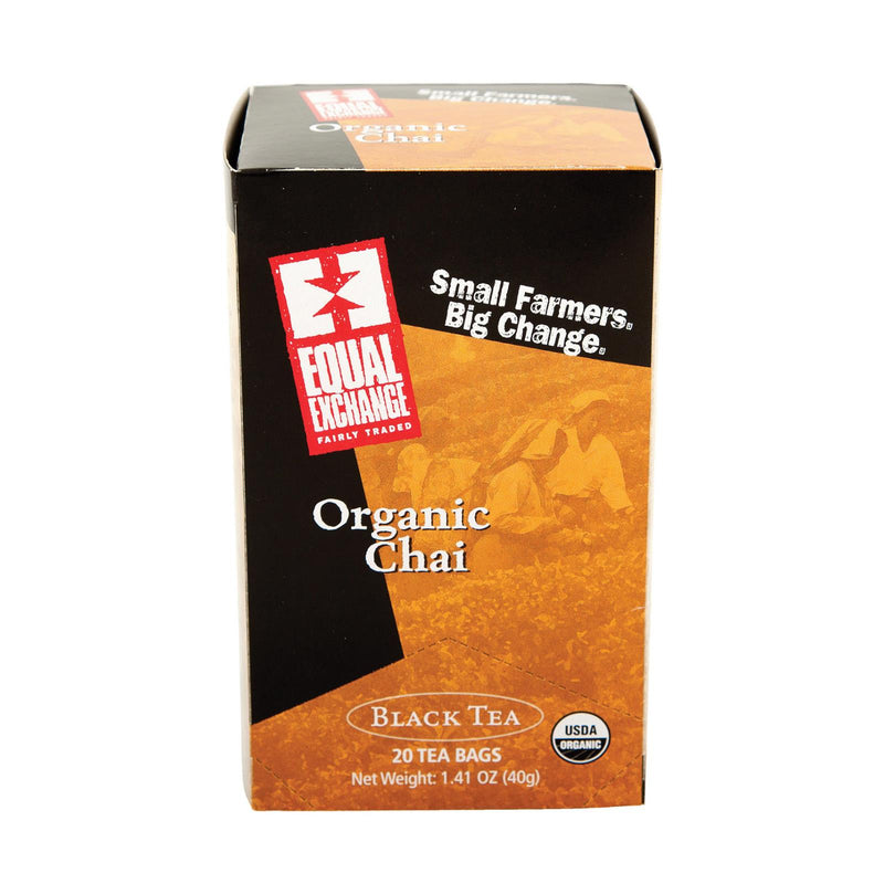 Equal Exchange Organic Chai Tea - Chai Tea - Case Of 6 - 20 Bags - GreatEagleInc