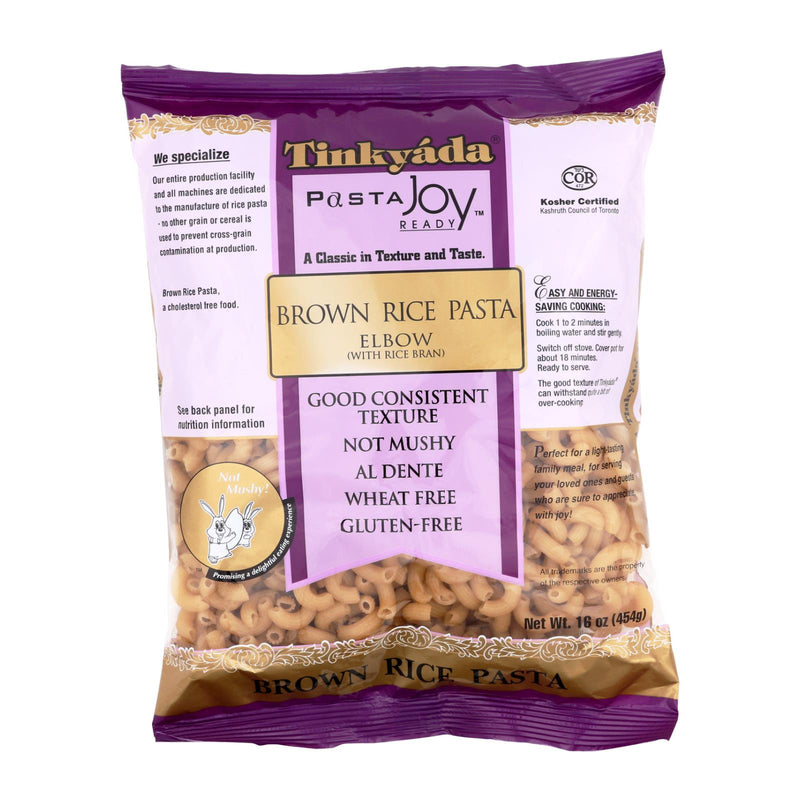 Tinkyada Brown Rice Elbows - Case Of 12 - 16 Oz - GreatEagleInc