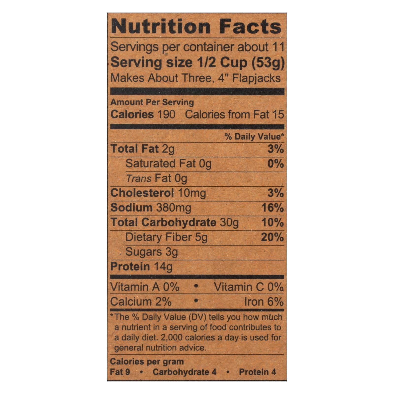 Kodiak Cakes Power Cakes Flapjack & Waffle Mix - Case Of 6 - 20 Oz - GreatEagleInc