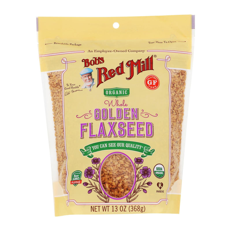 Bob's Red Mill - Flaxseeds Golden - Case Of 4-13 Oz - GreatEagleInc
