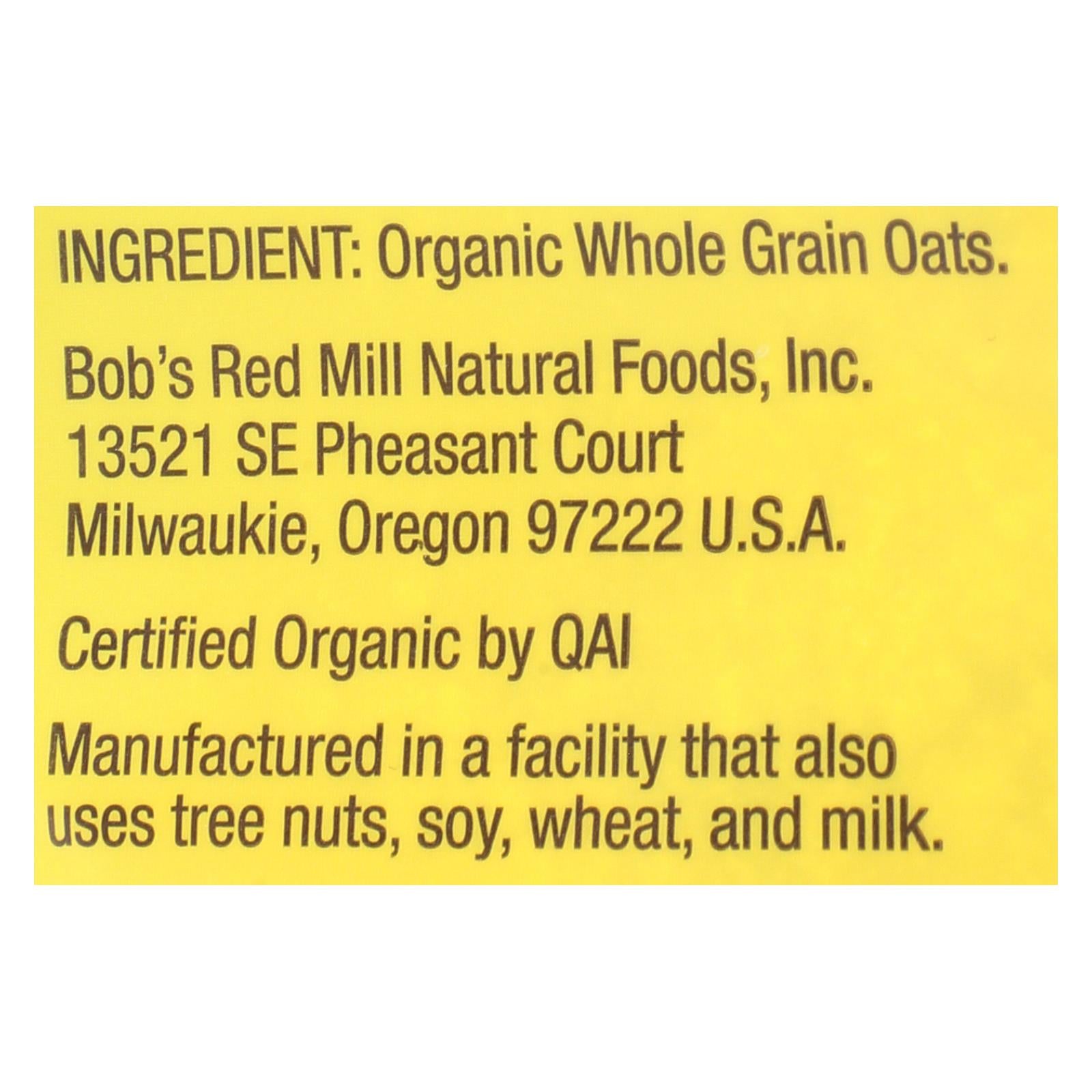 Bob's Red Mill - Oatmeal - Organic Scottish  - Case Of 4 - 20 Oz. - GreatEagleInc