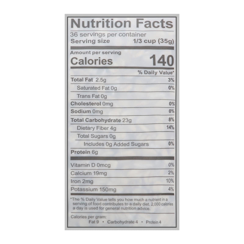 One Degree Organic Foods - Sprtd Oats Rolled - Case Of 4 - 45 Oz - GreatEagleInc