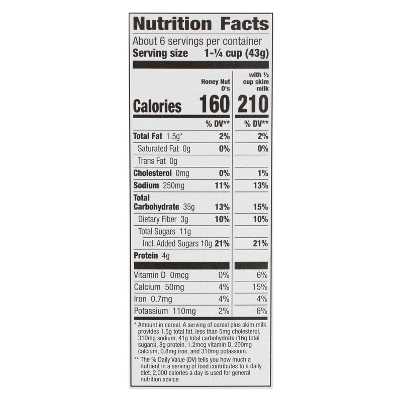 Cascadian Farm Organic Cereal - Honey Nut Os - Case Of 12 - 9.5 Oz - GreatEagleInc