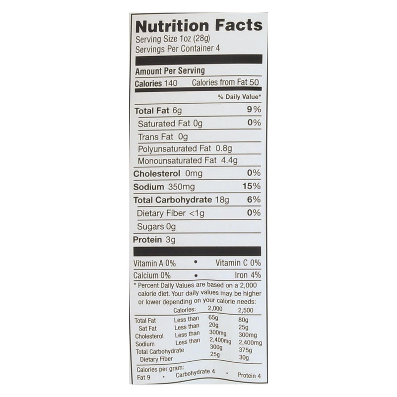 Simply 7 Lentil Chips - Sea Salt - Case Of 12 - 4 Oz. - GreatEagleInc