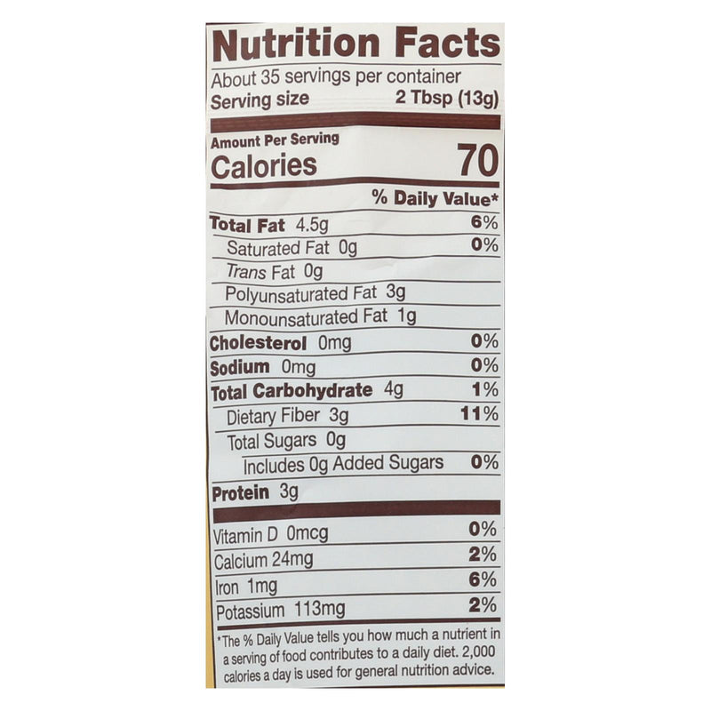 Bob's Red Mill - Organic Flaxseed Meal - Brown - Case Of 4 - 16 Oz - GreatEagleInc