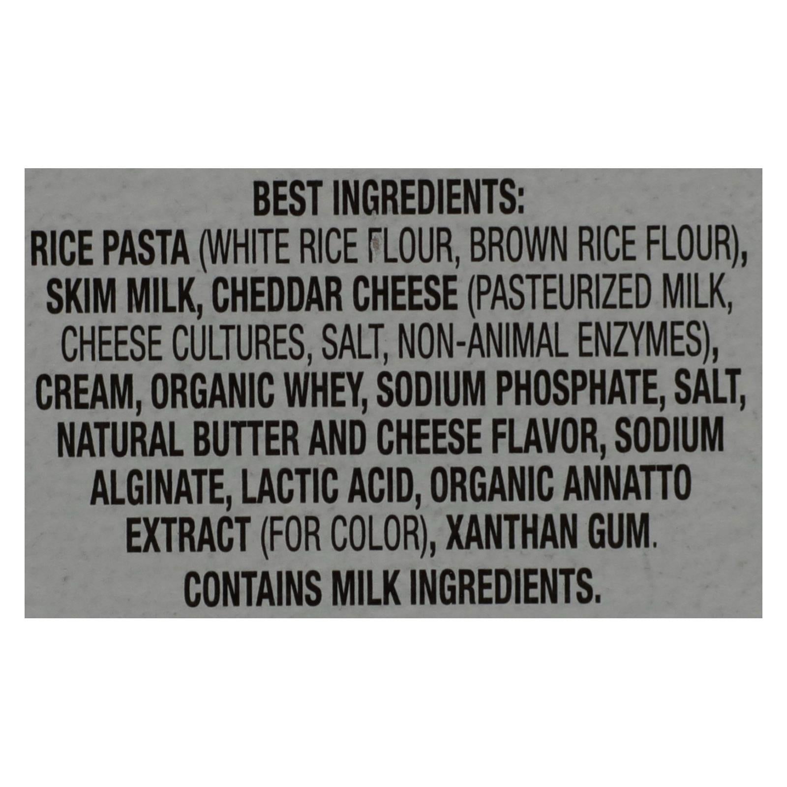 Annies Homegrown Rice Pasta Dinner - Creamy Deluxe - Rice Pasta And Extra Cheesy Cheddar Sauce - Gluten Free - 11 Oz - Case…