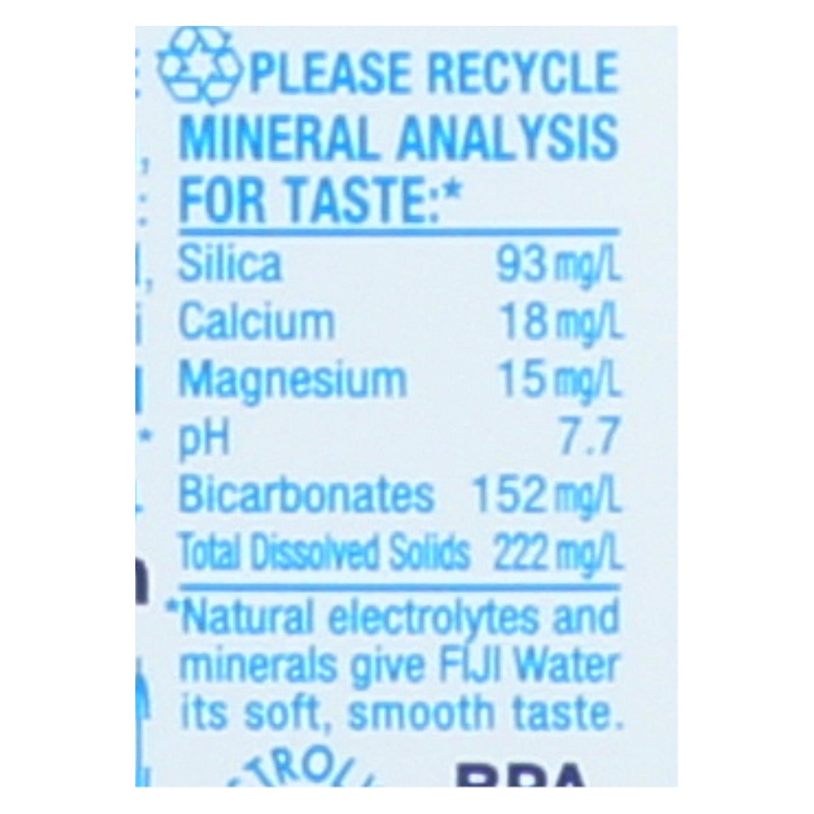 Fiji Natural Artesian Water Artesian Water - Case Of 12 - 33.8 Fl Oz. - GreatEagleInc