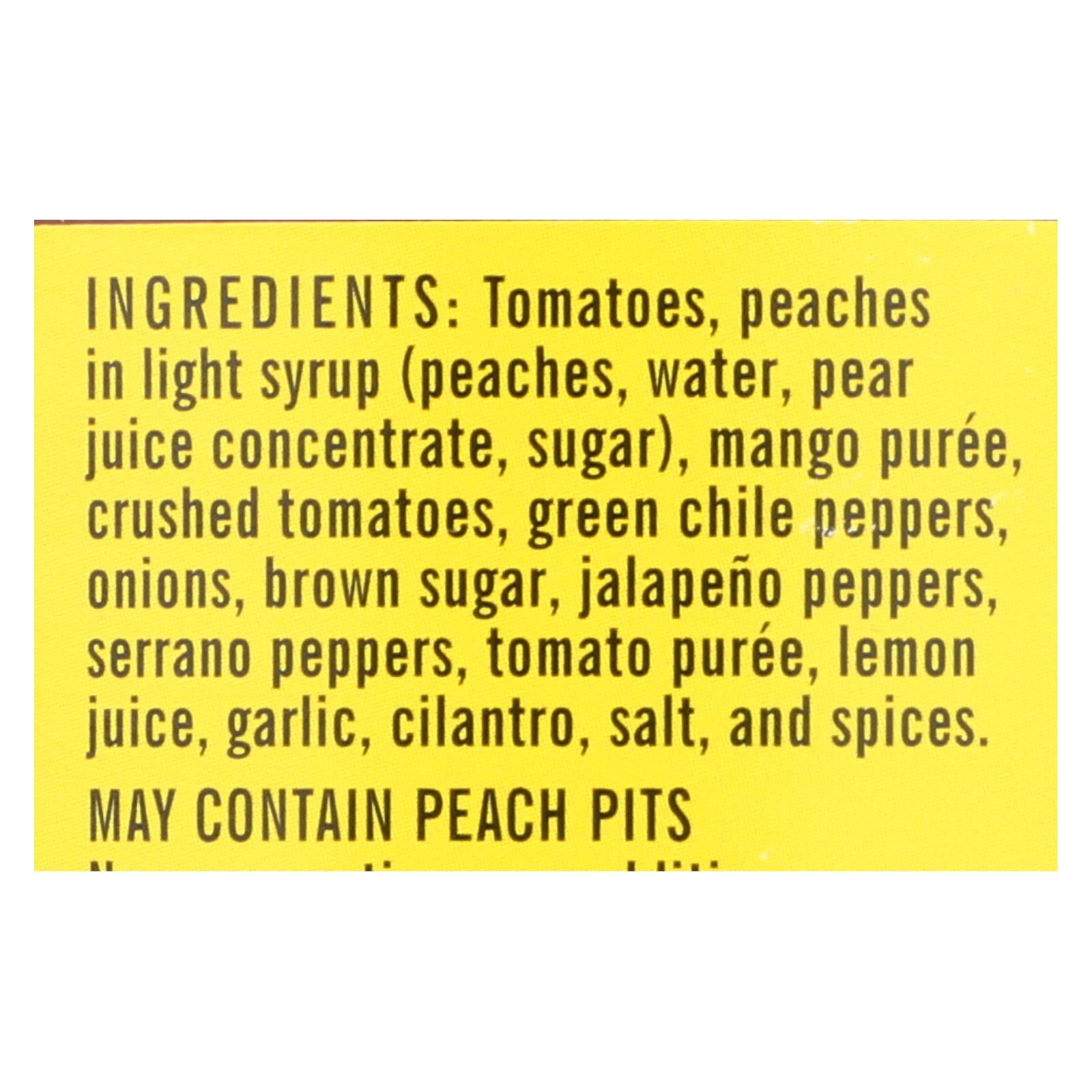 Desert Pepper Trading - Medium Hot Peach Mango Salsa - Case Of 6 - 16 Oz. - GreatEagleInc