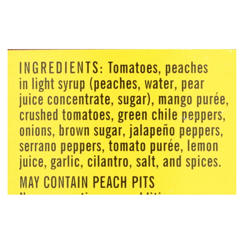 Desert Pepper Trading - Medium Hot Peach Mango Salsa - Case Of 6 - 16 Oz. - GreatEagleInc
