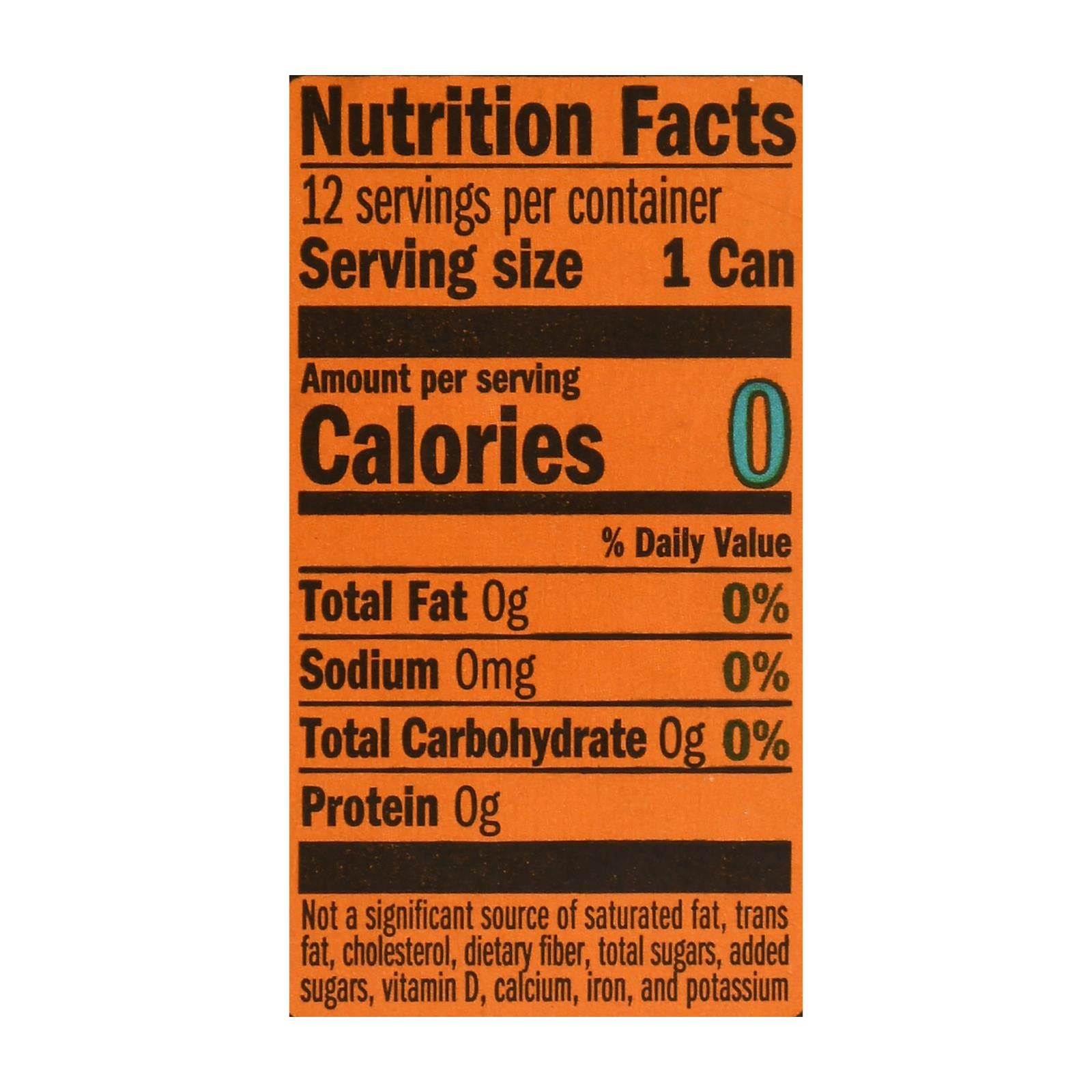 Lacroix Sparkling Water - Orange - Case Of 2 - 12/12 Fl Oz - GreatEagleInc