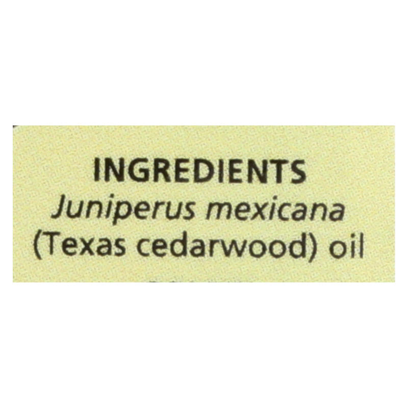 Aura Cacia - Essential Oil - Cedarwood Texas - .5 Oz - GreatEagleInc