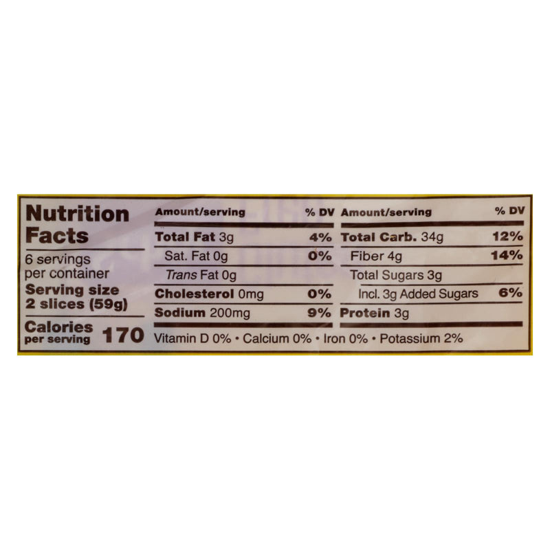 Schar - Bread Artsn Bkr 10grn&sds - Case Of 8-14.1 Oz - GreatEagleInc