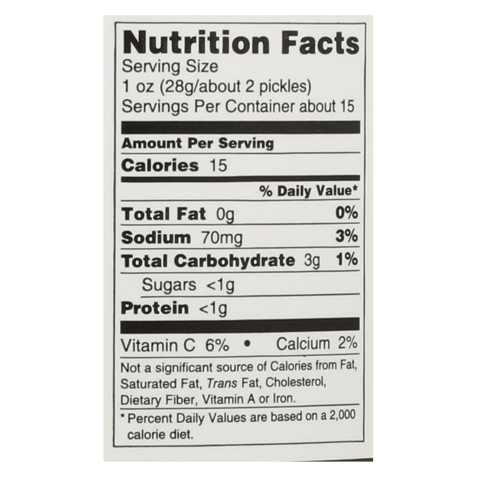 Rick's Picks The People's Pickle - Case Of 6 - 24 Oz. - GreatEagleInc