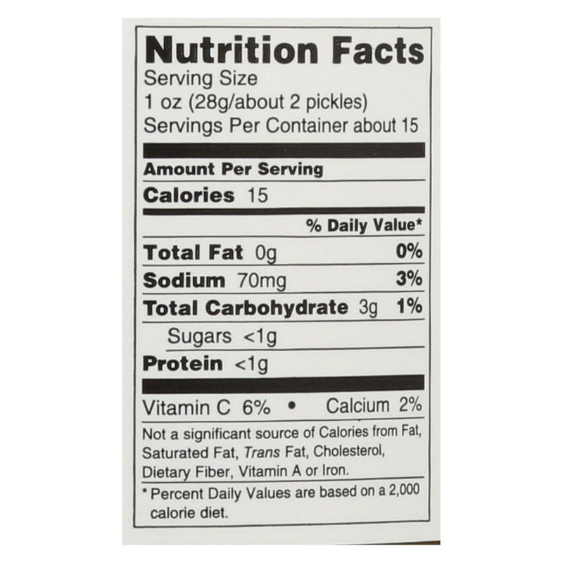 Rick's Picks The People's Pickle - Case Of 6 - 24 Oz. - GreatEagleInc