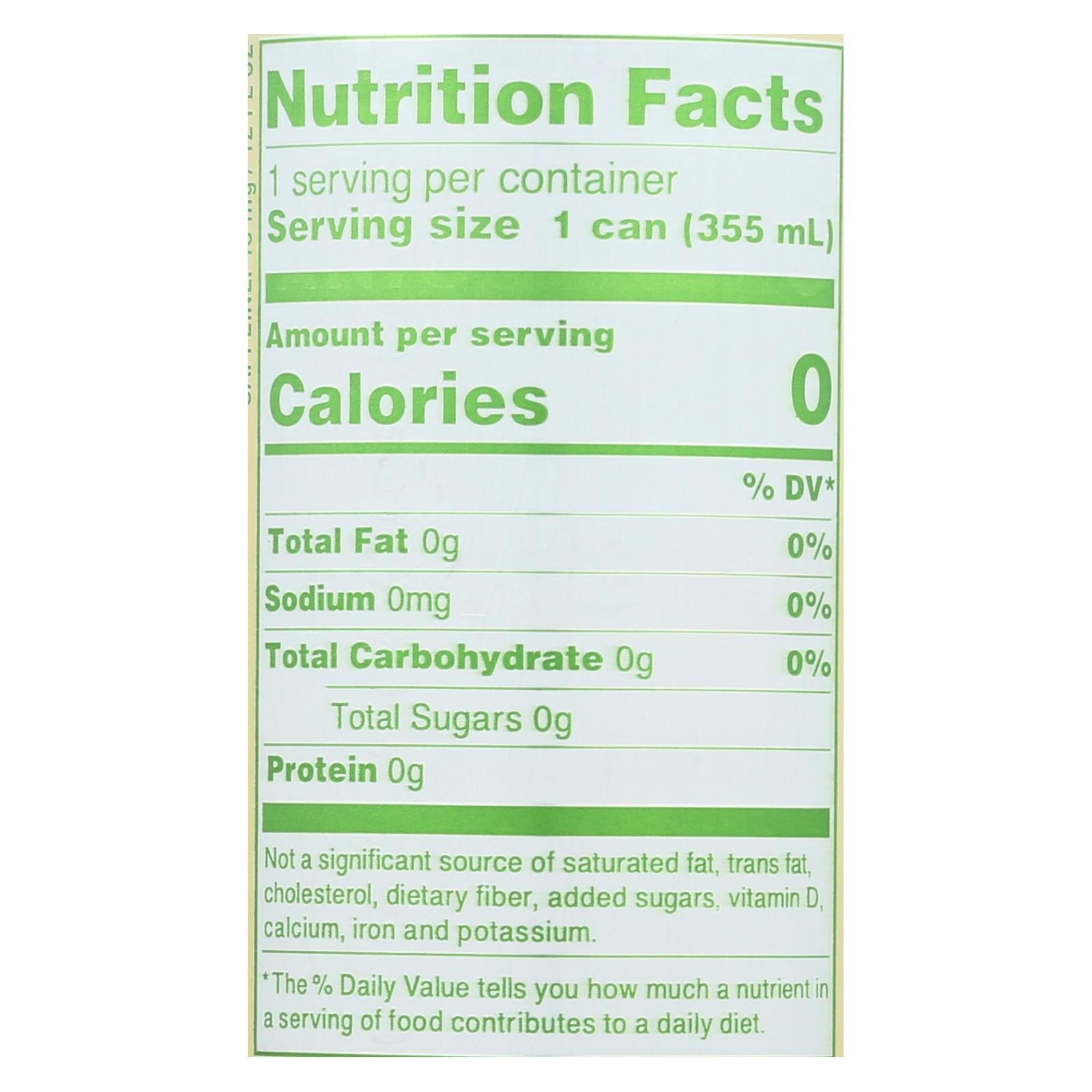 Zevia Sweetened Green Tea - Case Of 12 - 12 Fz - GreatEagleInc