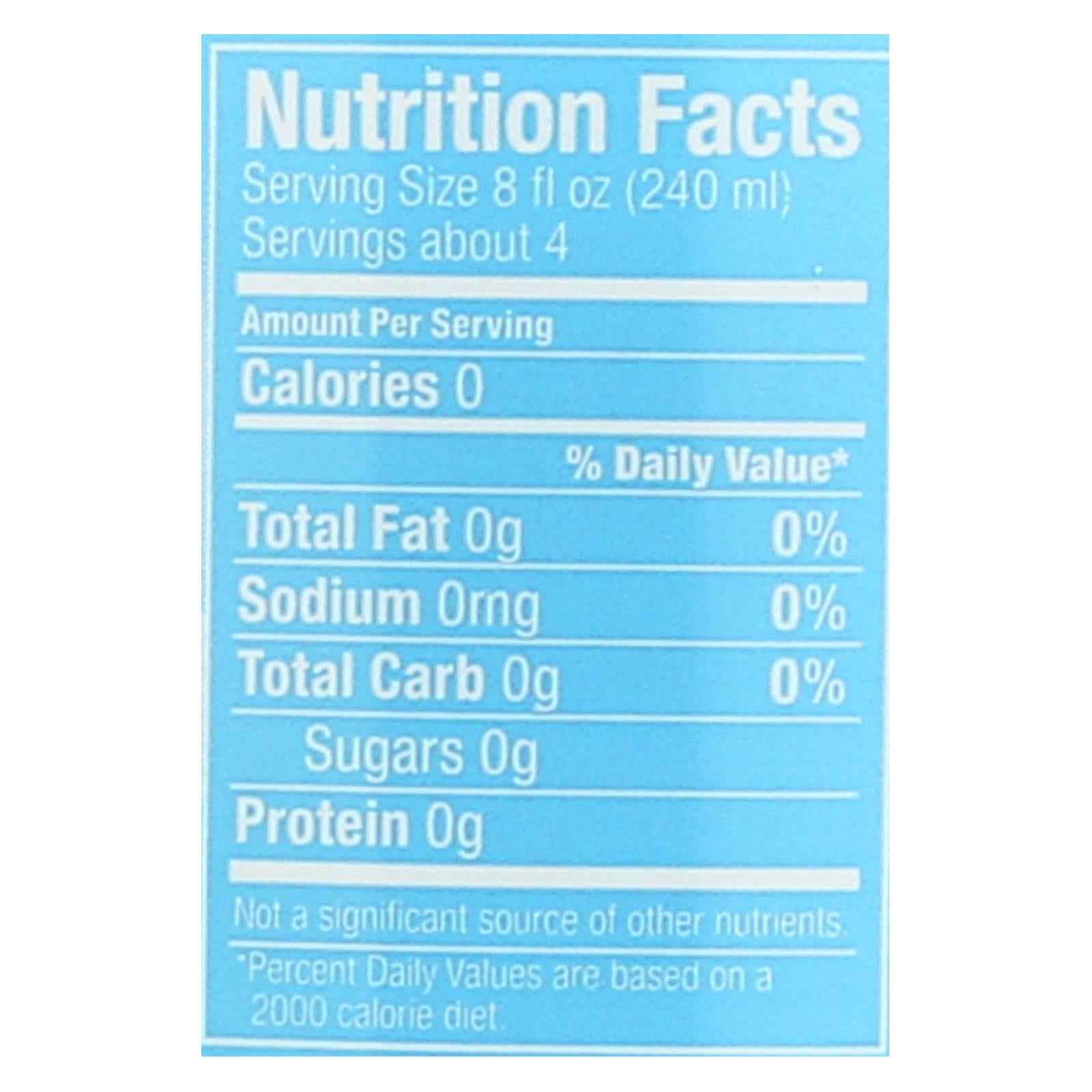 Naturals Adirondack Seltzer - Original - Case Of 12 - 33.8 Fl Oz.