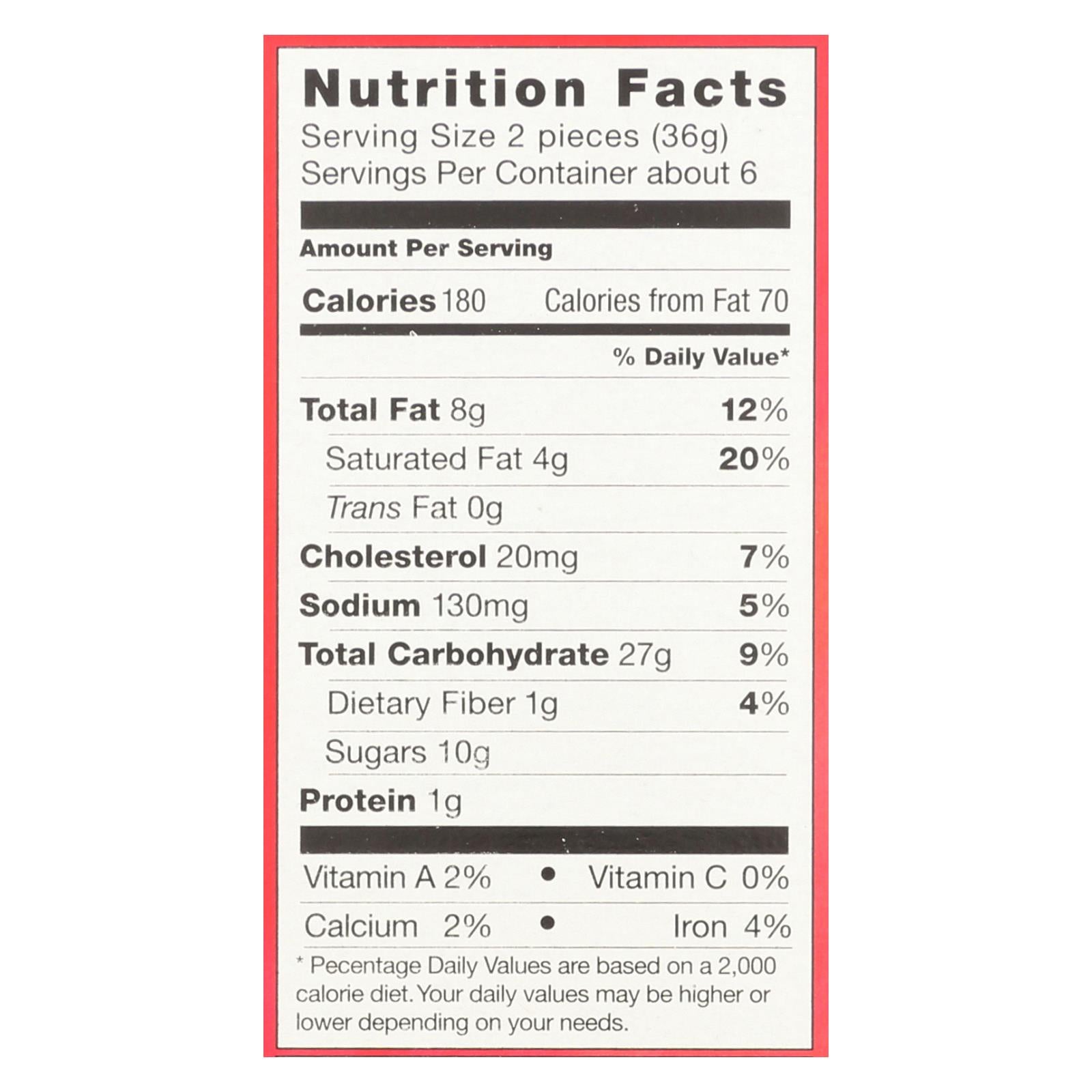Pamela's Products - Grahams Style Crackers - Cinnamon - Case Of 6 - 7.5 Oz. - Eco-Friendly Home & Grocery