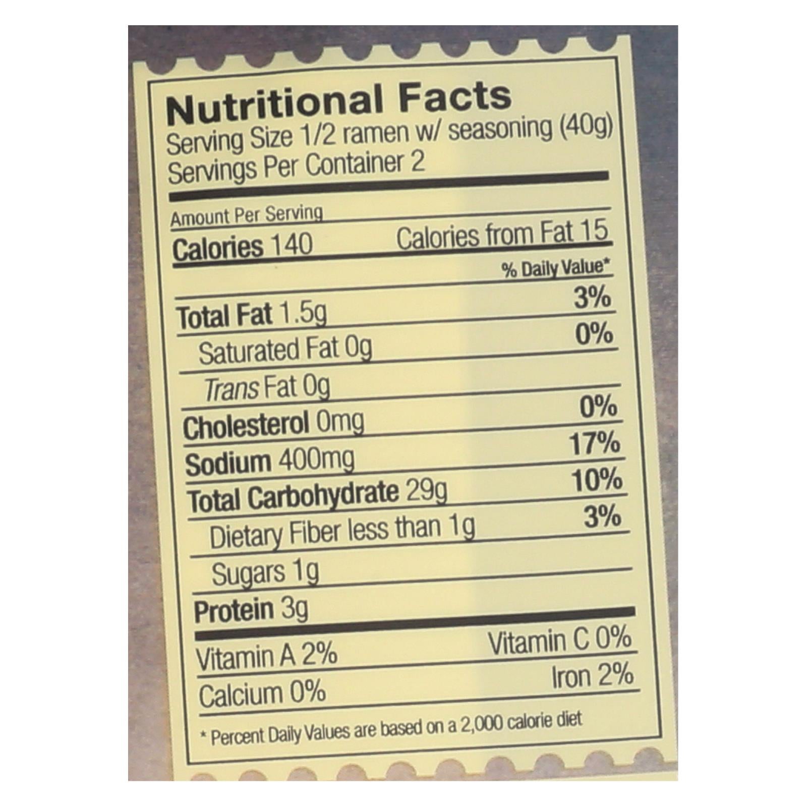 Lotus Foods Ramen - Organic - Forbidden Rice - With Miso Soup - 2.8 Oz - Case Of 10 - GreatEagleInc