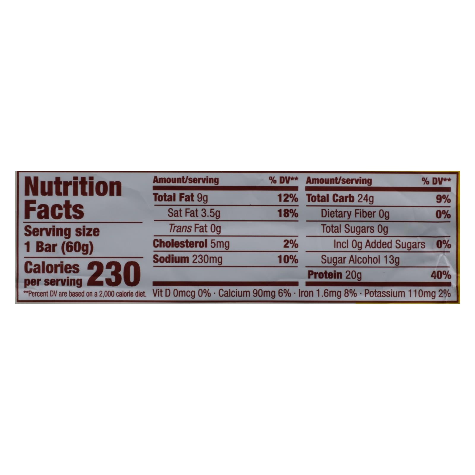 Think Products High Protein Bar - Lemon Delight - Case Of 10 - 2.1 Oz. - GreatEagleInc