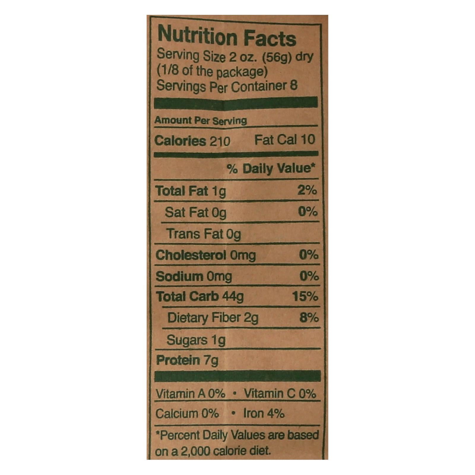 Montebello Organic Pasta - Farfalle - Case Of 12 - 1 Lb. - Eco-Friendly Home & Grocery