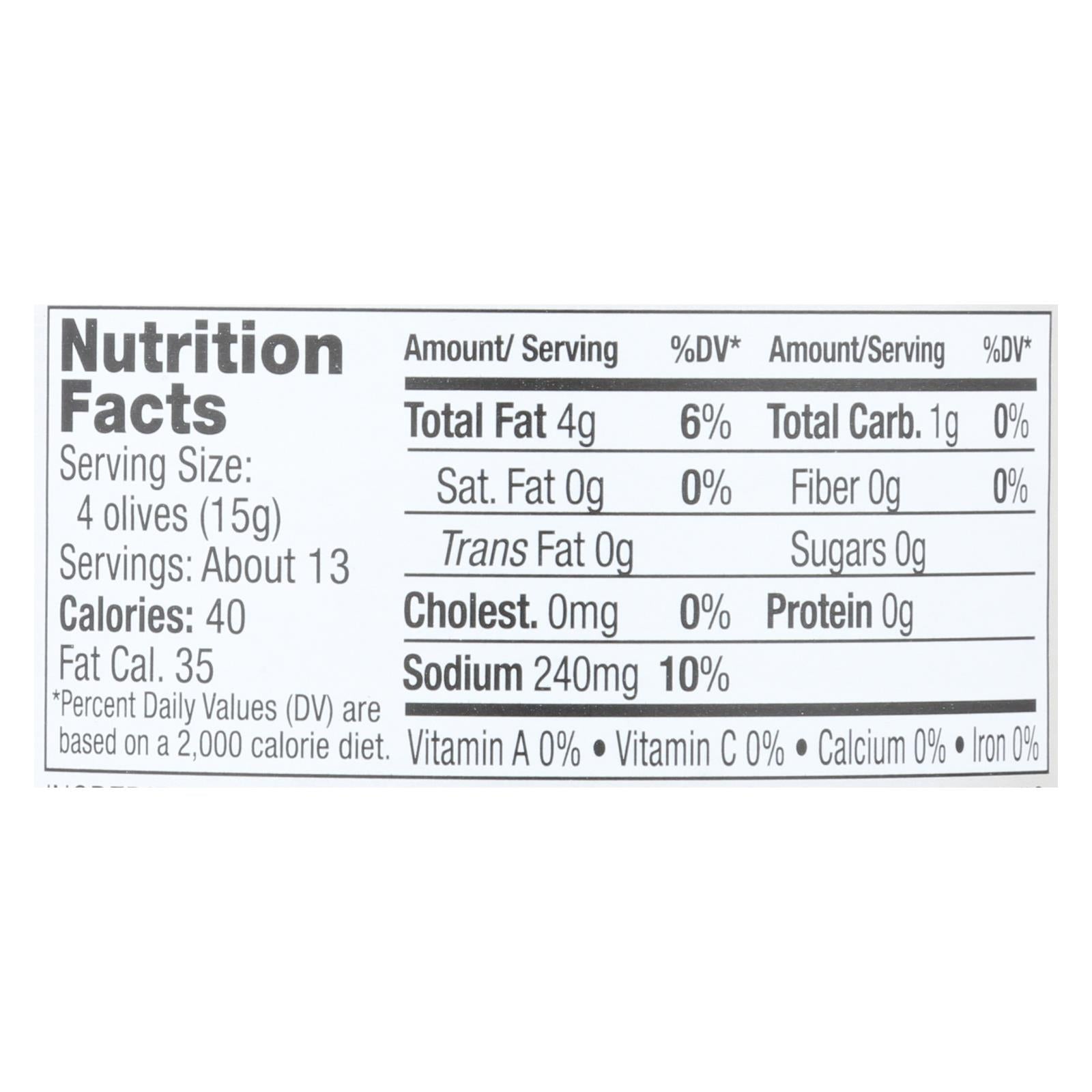 Jeff's Natural Jeff's Natural Kalamata Olive - Kalamata - Case Of 6 - 7 Oz. - GreatEagleInc