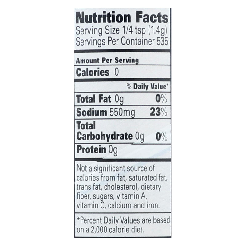 La Baleine Sea Salt Sea Salt - Fine - 26.5 Oz - Case Of 12 - GreatEagleInc