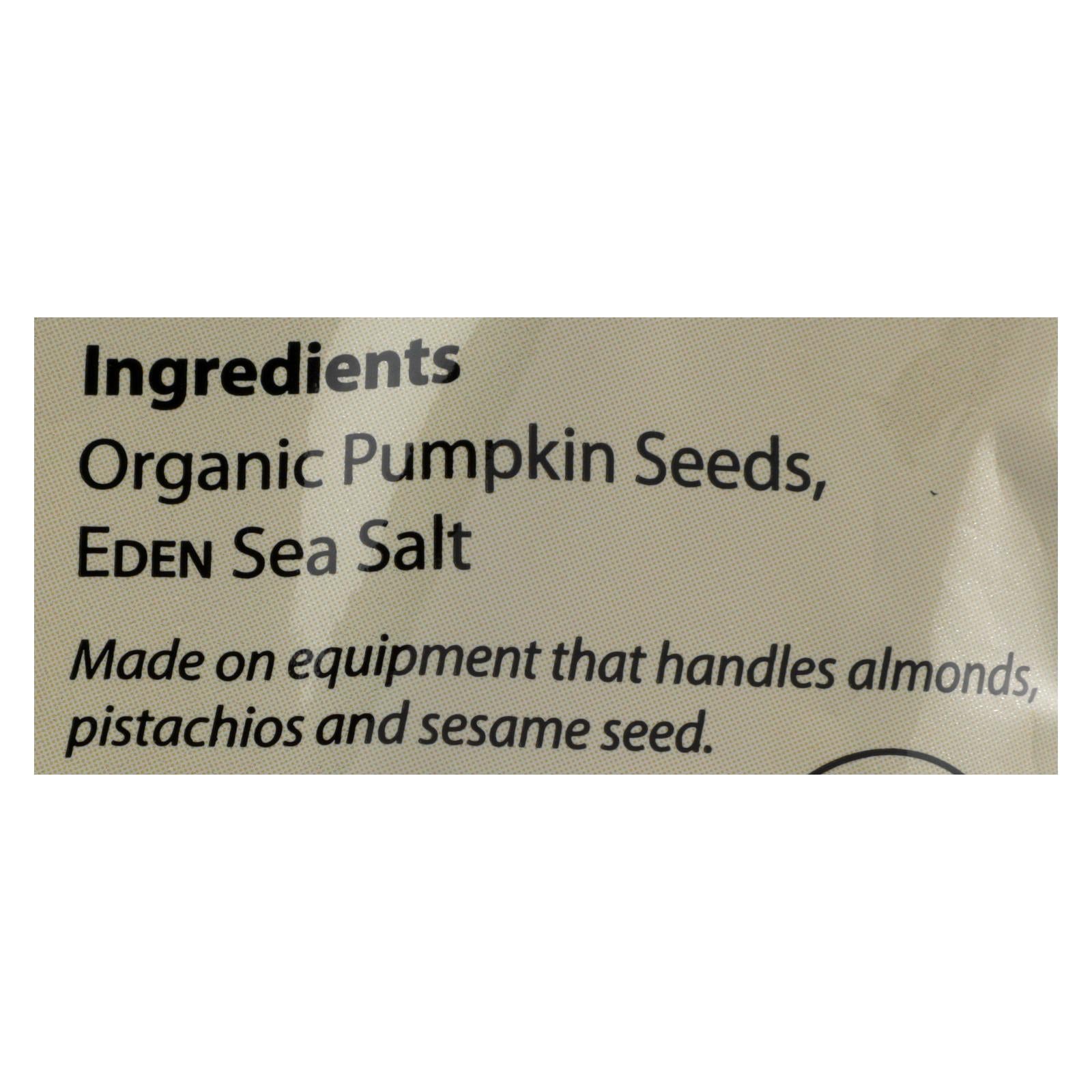 Eden Foods Organic Pumpkin Seeds - Dry Roasted - Case Of 15 - 4 Oz. - GreatEagleInc